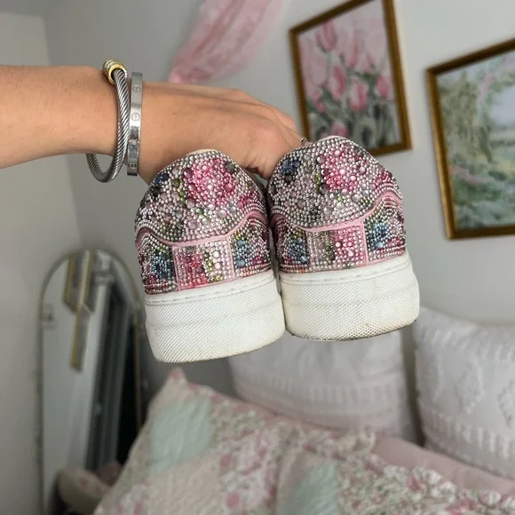 Betsey Johnson Sidny Floral Multi Sneakers - Picture 5 of 8